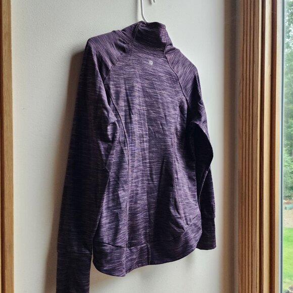 90 Degree By Reflex Purple Mock Neck Pullover Athletic Jersey Size Small - Picture 13 of 16